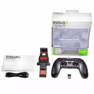 EVOLVEO Fighter F1, brezžična igralna ploščica za PC, PlayStation 3, Android box/smartphone
