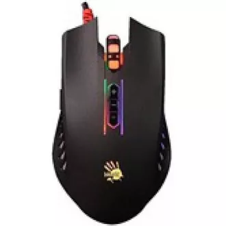 A4tech gaming miška BLOODY Q81, 3200DPI, USB, RGB, črna