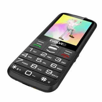 EVOLVEO EasyPhone XO, mobilni telefon za starejše s stojalom za polnjenje, črn EVOLVEO EasyPhone XO, mobilni telefon za starejše s stojalom za polnjenje, črn