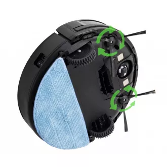 EVOLVEO RoboTrex H6, robotski sesalnik, brisanje vode, polnilna postaja, črn