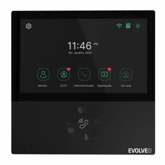 EVOLVEO DoorPhone AHD7, domači videotelefon WiFi z nadzorom vrat ali vrat črni monitor