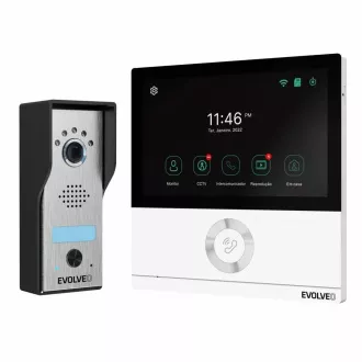 EVOLVEO DoorPhone AHD7, domači videotelefon WiFi z belim monitorjem za nadzor vrat ali vrat