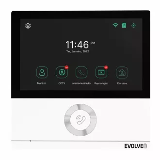 EVOLVEO DoorPhone AHD7, domači videotelefon WiFi z belim monitorjem za nadzor vrat ali vrat