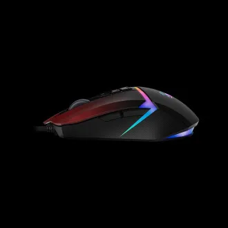 A4tech Bloody Mouse W60 Max Activated, igralna miška z osvetlitvijo, 12000 DPI, USB, črna/rdeča