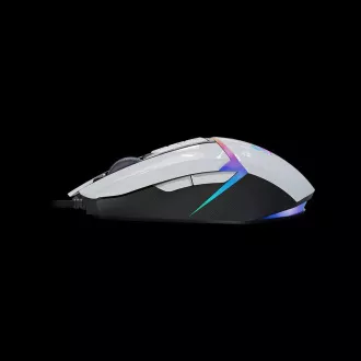 A4tech Bloody Mouse W60 Max Activated, igralna miška z osvetlitvijo, 12000 DPI, USB, bela