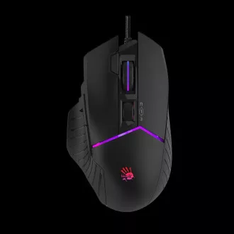 A4tech Bloody Mouse W95 Max Activated, igralna miška z osvetlitvijo, 12000 DPI, USB, črna