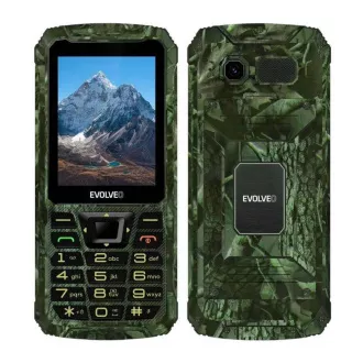 EVOLVEO StrongPhone Z6, vodoodporen trpežen telefon z dvema karticama SIM, lovska kamuflaža