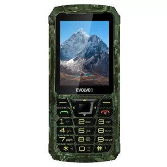 EVOLVEO StrongPhone Z6, vodoodporen trpežen telefon z dvema karticama SIM, lovska kamuflaža