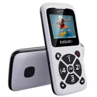 EVOLVEO Mobilni telefon za starejše EasyPhone ID, bel EVOLVEO Mobilni telefon za starejše EasyPhone ID, bel