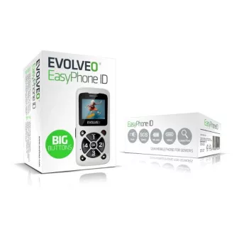 EVOLVEO Mobilni telefon za starejše EasyPhone ID, bel EVOLVEO Mobilni telefon za starejše EasyPhone ID, bel