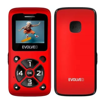 EVOLVEO Mobilni telefon za starejše EasyPhone ID, rdeč EVOLVEO Mobilni telefon za starejše EasyPhone ID, rdeč