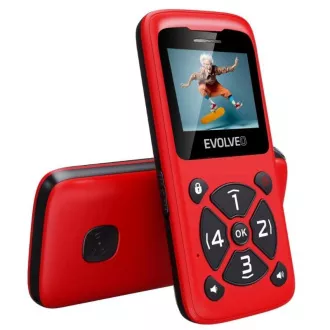 EVOLVEO Mobilni telefon za starejše EasyPhone ID, rdeč EVOLVEO Mobilni telefon za starejše EasyPhone ID, rdeč