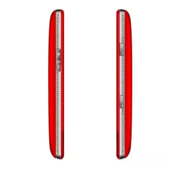 EVOLVEO EasyPhone XR, mobilni telefon za starejše s stojalom za polnjenje, rdeč
