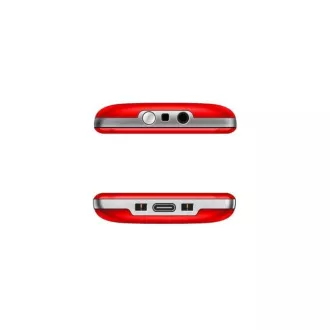 EVOLVEO EasyPhone XR, mobilni telefon za starejše s stojalom za polnjenje, rdeč