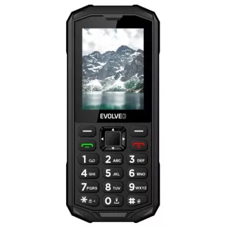 EVOLVEO StrongPhone X5, vodoodporen vzdržljiv telefon z dvema karticama SIM, črno-siv