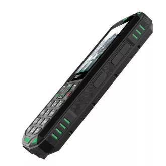 EVOLVEO StrongPhone X5, vodoodporen vzdržljiv telefon z dvema karticama SIM, črno-zelen