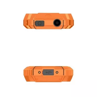 EVOLVEO StrongPhone Z6, vodoodporen trpežen telefon z dvema karticama SIM, oranžen
