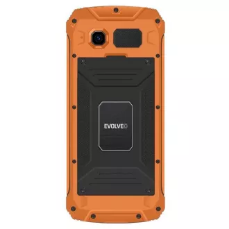 EVOLVEO StrongPhone Z6, vodoodporen trpežen telefon z dvema karticama SIM, oranžen