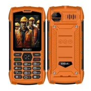 EVOLVEO StrongPhone H1, vodoodporen trpežen telefon z dvema karticama SIM, oranžen