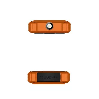 EVOLVEO StrongPhone H1, vodoodporen trpežen telefon z dvema karticama SIM, oranžen