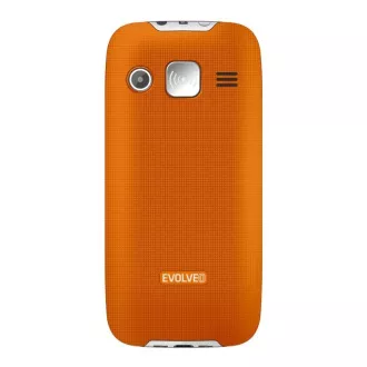 EVOLVEO EasyPhone XR, mobilni telefon za starejše s stojalom za polnjenje, oranžna