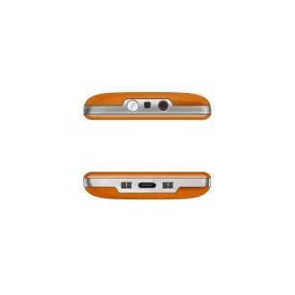 EVOLVEO EasyPhone XR, mobilni telefon za starejše s stojalom za polnjenje, oranžna