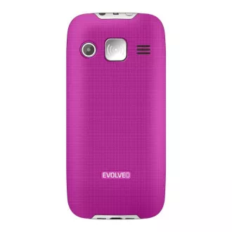 EVOLVEO EasyPhone XR, mobilni telefon za starejše s stojalom za polnjenje, roza