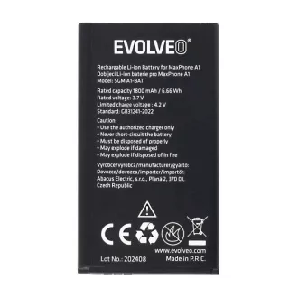 Originalna baterija EVOLVEO 1800 mAh za MaxPhone A1