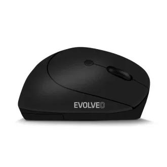 EVOLVEO LadyErgo, tiha vertikalna ergonomska miška, 2,4 GHz, črna EVOLVEO LadyErgo, tiha vertikalna ergonomska miška, 2,4 GHz, črna