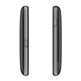 EVOLVEO EasyPhone, mobilni telefon za starejše s stojalom za polnjenje, črn