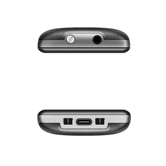 EVOLVEO EasyPhone, mobilni telefon za starejše s stojalom za polnjenje, črn