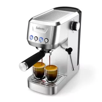 Salente Coffio, vzvodni aparat za kavo, iz nerjavečega jekla