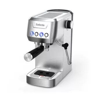 Salente Coffio, vzvodni aparat za kavo, iz nerjavečega jekla