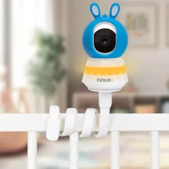 EVOLVEO Baby Monitor N5, komplet za video nadzor otroka s 360° spremljanjem, dvosmerno komunikacijo in uspavankami, modra EVOLVEO Baby Monitor N5, komplet za video nadzor otroka s 360° spremljanjem, dvosmerno komunikacijo in uspavankami, modra