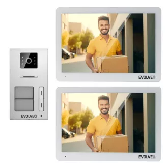 EVOLVEO DoorPhone 20-2W - dvožični videotelefon z aplikacijo za dve gospodinjstvi in 32 GB pomnilnika