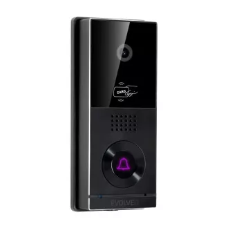 EVOLVEO DoorPhone AHD10, domači videotelefonski komplet WiFi z nadzorom vrat in RFID, črno-srebrn 10-palčni monitor, 32 GB