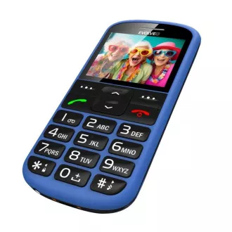 EVOLVEO EasyPhone XS, mobilni telefon za starejše, moder