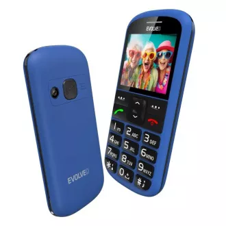 EVOLVEO EasyPhone XS, mobilni telefon za starejše, moder