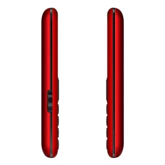 EVOLVEO EasyPhone XS, mobilni telefon za starejše, rdeč