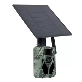 EVOLVEO StrongVision Solar 4G, foto past s 4G, aplikacijo in solarno ploščo