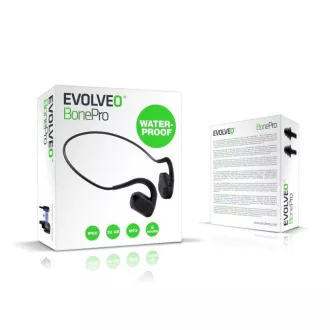 EVOLVEO BonePro MP3 32GB brezžične slušalke, ličnica, črne