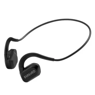 EVOLVEO BonePro MP3 32GB brezžične slušalke, ličnica, črne
