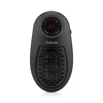 Salente HotHeat, mini ventilator za vroč zrak, 500 W, črn