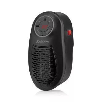 Salente HotHeat, mini ventilator za vroč zrak, 500 W, črn