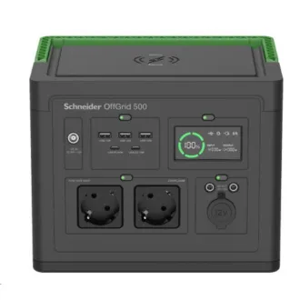 Prenosna napajalna postaja APC Schneider OffGrid 500, 517Wh Li-ion, 2 Schuko, sinusni valovi - Razpakirano Prenosna napajalna postaja APC Schneider OffGrid 500, 517Wh Li-ion, 2 Schuko, sinusni valovi - Razpakirano