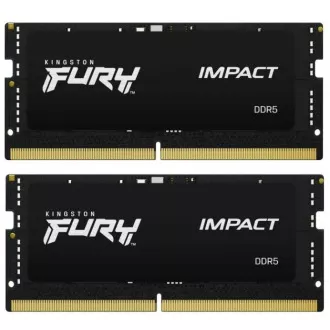 KINGSTON SODIMM DDR5 64GB (komplet 2) 5600MT/s CL40 FURY Impact PnP