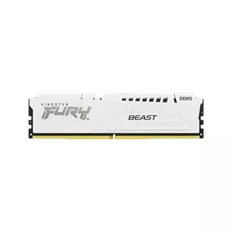 KINGSTON DDR5 DIMM 16GB 6000MT/s CL40 FURY Beast White XMP
