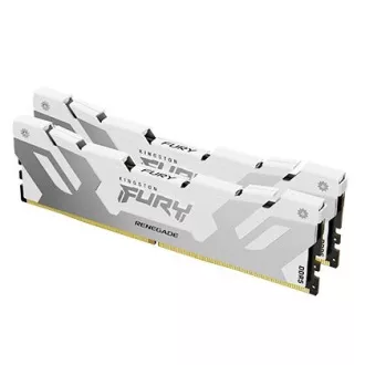 KINGSTON DDR5 32 GB DIMM (komplet 2) 6400MT/s CL32 FURY Renegade White XMP