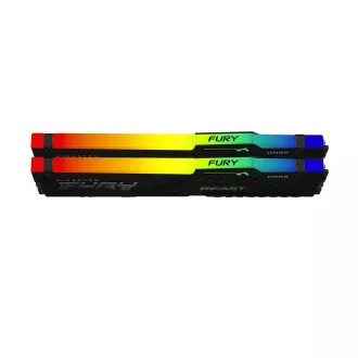 KINGSTON DDR5 32 GB DIMM (komplet 2) 6000MT/s CL30 Non-ECC FURY Beast RGB EXPO, črna KINGSTON DDR5 32 GB DIMM (komplet 2) 6000MT/s CL30 Non-ECC FURY Beast RGB EXPO, črna