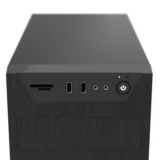 SilentiumPC MidT Armis AR1 Pure Black / čitalnik SD / 2x USB 3.0 / 1x 80mm ventilator / črna SilentiumPC MidT Armis AR1 Pure Black / čitalnik SD / 2x USB 3.0 / 1x 80mm ventilator / črna